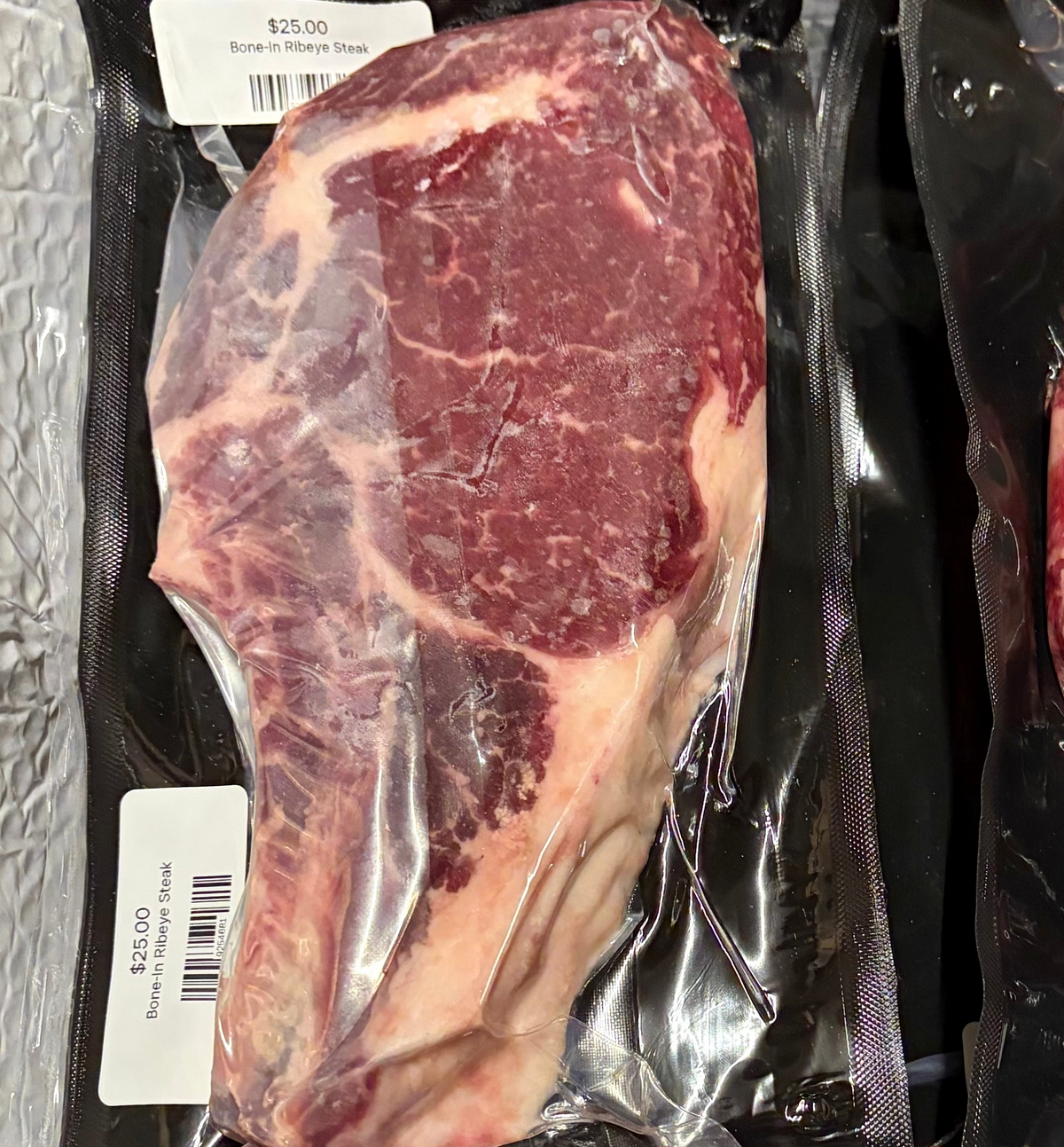 Ribeye steak- bone in
