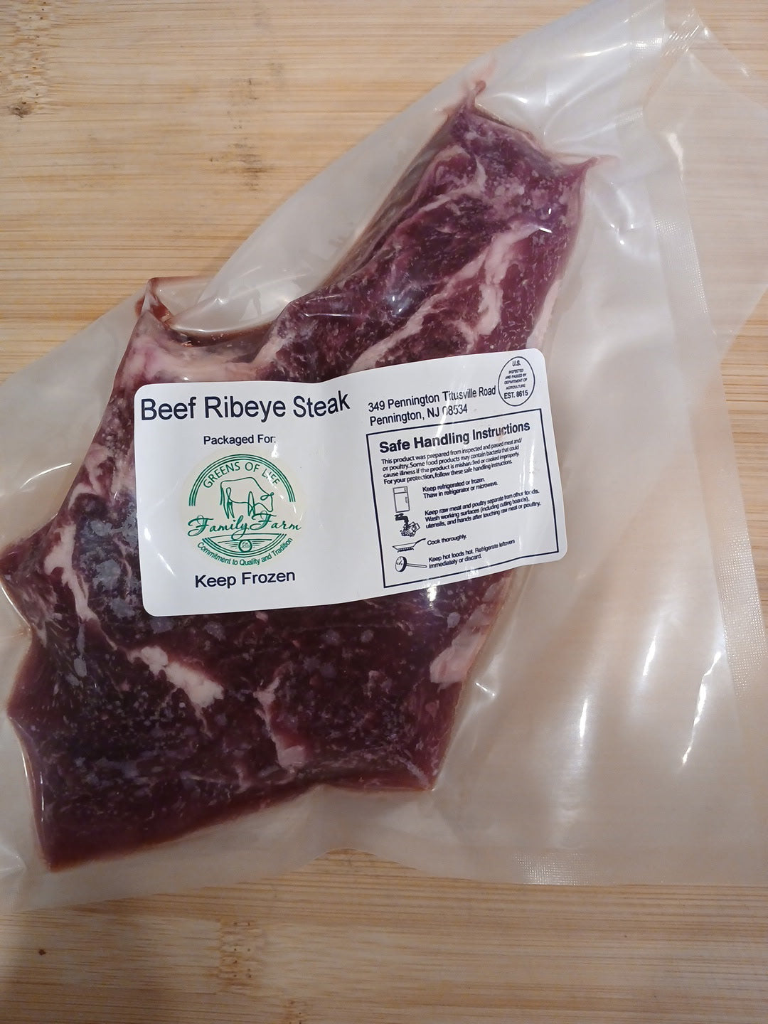 Ribeye steak- bone in